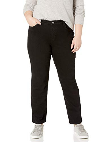 Bandolino Women's Mandie Signature Fit High Rise Straight Leg Jeans