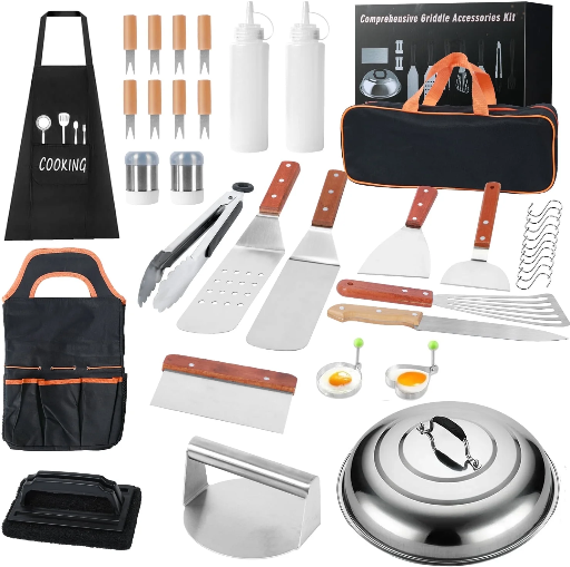 37-Piece Flat Top Griddle Tool Set