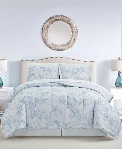 Macy’s Coastal Coral 8-Pc. Comforter Set Deal