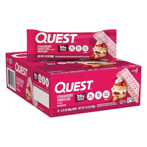 Quest Nutrition Protein Bars 12-Count (Strawberry Shortcake) Deal