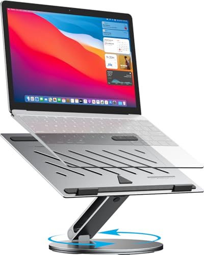 Yicosun 360° Rotating Aluminum Laptop Stand for 10-16" Laptops Deal