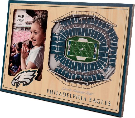 YouTheFan NFL Philadelphia Eagles 3D StadiumViews Picture Frame