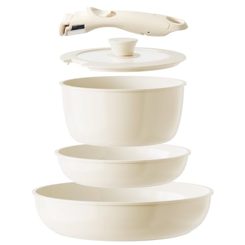 Redchef Ceramic Pots and Pans Set 5 Piece Deal