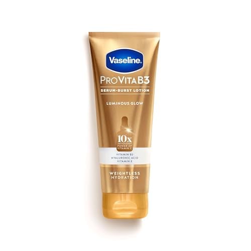 Vaseline Pro VitaB3 Serum Burst Lotion Luminous Glow Healthy, Glowing Skin 7.5 Fl Oz Deal