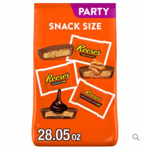 REESE'S Assorted Flavored Snack Size Peanut Butter Cups Candy Party Pack (In-Store)
