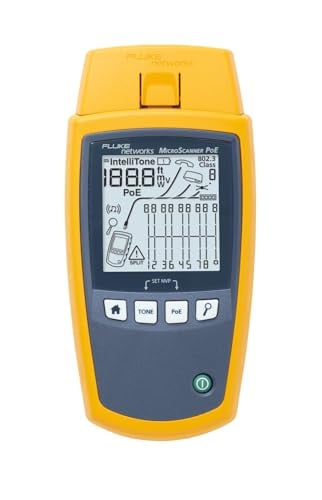 Fluke Networks 5018508 MS-POE MicroScanner Copper Cable Verifier and PoE Tester for RJ-45 Category 5-6A Ethernet Cables Deal