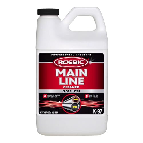 Roebic K-97 Liquid Main Line Cleaner with Bacteria Enzymes 64-Oz