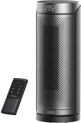 Dreo 35 Solaris Tower Heater w/ Remote Control (Black)
