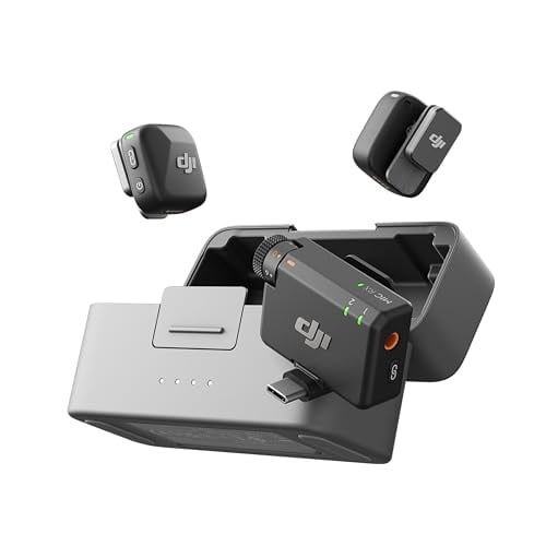 DJI Mic Mini (2 TX + 1 RX + Charging Case) Wireless Lavalier Microphone Deal