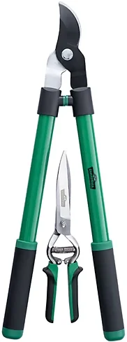 GroundWork 24 in. Bypass Lopper and Grass Shear Set