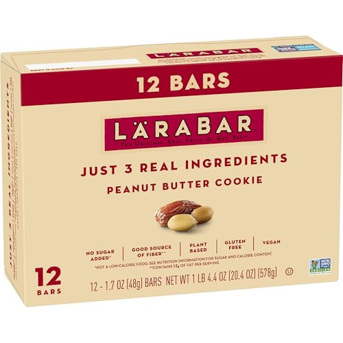 Larabar Peanut Butter Cookie Fruit & Nut Bars 12-Count