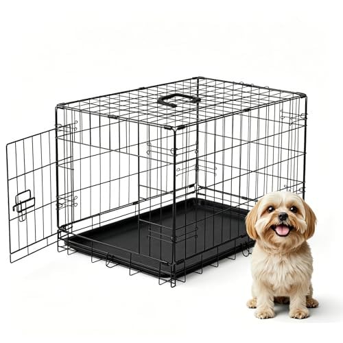 DUMOS Dog Crate 30 Inch Single Door