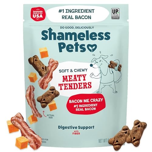 Shameless Pets Soft & Chewy Dog Treats 8-Oz (Bacon) Deal