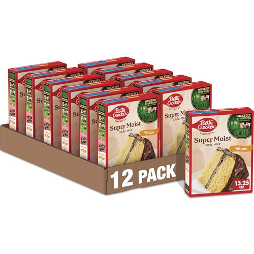 Betty Crocker Favorites Super Moist Cake Mix Yellow 12-Pack