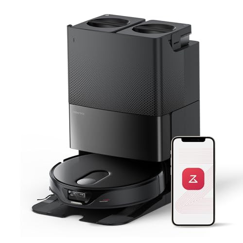 roborock Qrevo Slim Robot Vacuum and Mop Combo with 11,000Pa Suction and 8.2cm Ultra-Slim Design