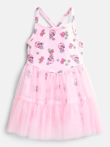 Strawberry Shortcake Toddler Girls' Sleeveless Romper with Tulle Skirt Deal