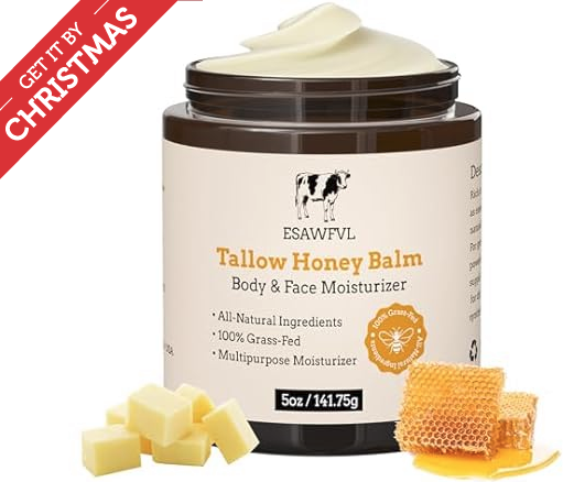 Beef Tallow Honey Balm for Skin