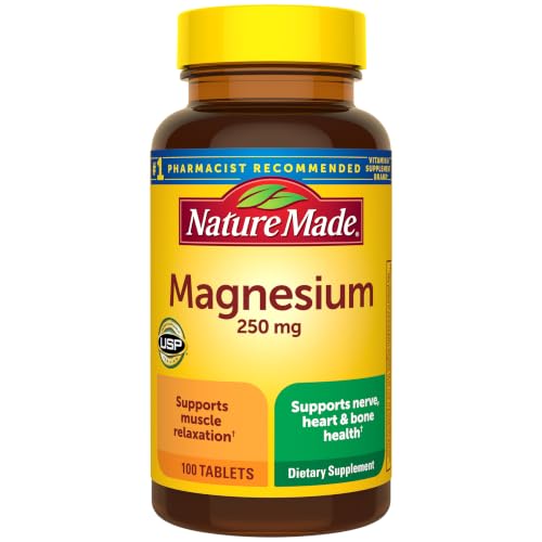 Nature Made Magnesium Oxide 250 mg 100 Tablets