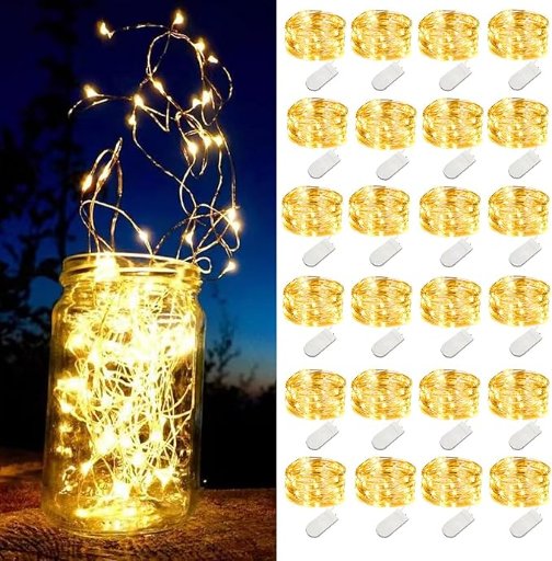 Ledikon 24 Pack Fairy Lights Battery Operated String Lights
