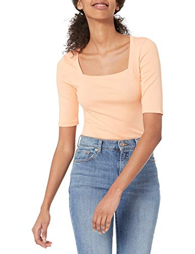 Amazon Essentials Women's Square Neck T-Shirt
