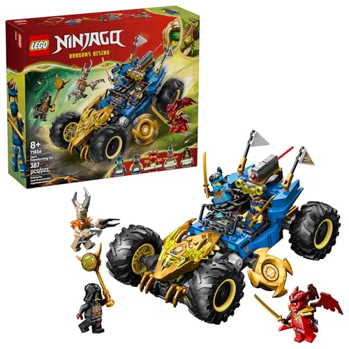 LEGO Ninjago: Dragons Rising Season 4 - Jay's Transforming Car (71856, 387-Piece) Deal