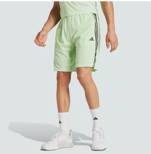 Adidas Men's Train Essentials Piqué 3-Stripes Training Shorts