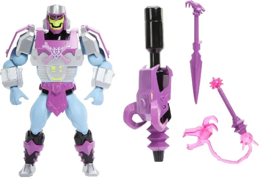 Mattel Masters of the Universe Origins Transformers Megatron Armor Skeletor Action Figure