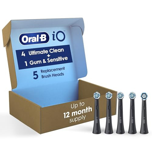 Oral-B iO Ultimate Clean Replacement Brush Heads 5-Count