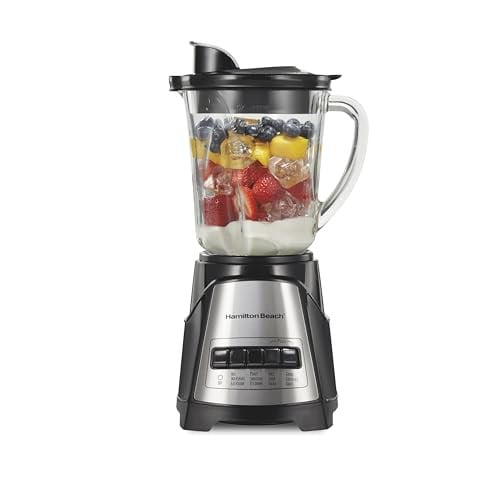(Prime Sale) Hamilton Beach Power Elite Wave Action Blender w/ 40-Oz Glass Jar