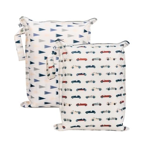 (Prime Deal) Tiny Twinkle Mess Proof Wet Bags 2-Pack Deal
