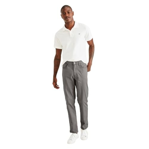 Dockers Men's Jean Cut Straight Fit Burma Grey 38W x 32L Deal