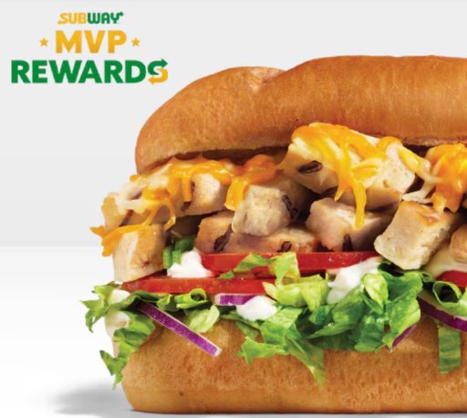 Subway Footlong (MVP members)