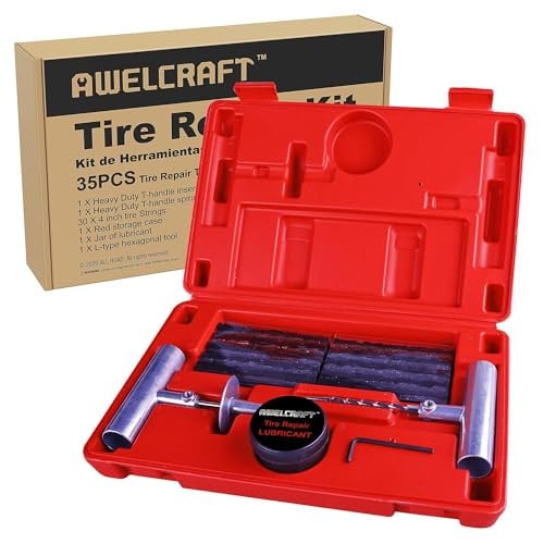 35-Piece Awelcraft Heavy Duty Tire Plug Kit Deal