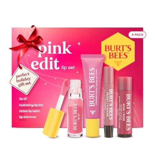 Burt's Bees Pink Grapefruit 4-Piece Holiday Gift Set Deal