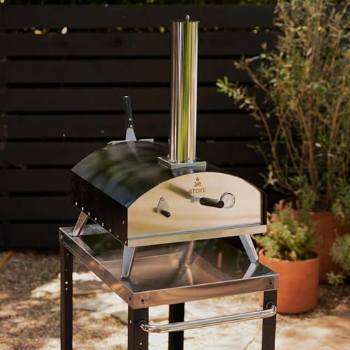 Stoke Wood Fired Outdoor Pizza Oven 13" Portable Stainless Steel Deal