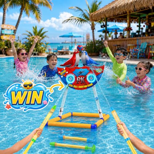 2-Player DX DA XIN Kids Pool Water Gun Target Shooting Game Set Deal