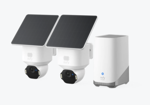 eufy Security SoloCam E42 2-Cam Kit + HomeBase S380
