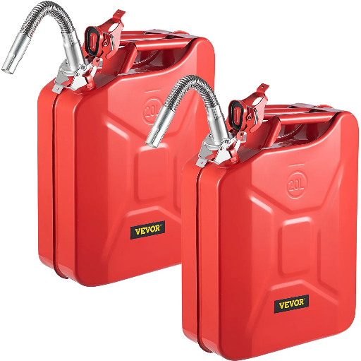 Vevor 2-Pack 20L/5.3 Gallon Jerry Can