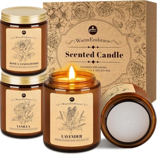 WarmEmbrace 4-Pack Scented Candle Set