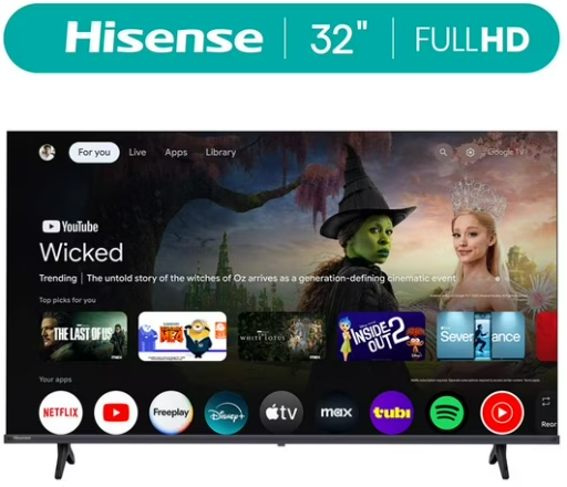 Hisense 32 inch Full HD Smart Google TV 1080p Deal