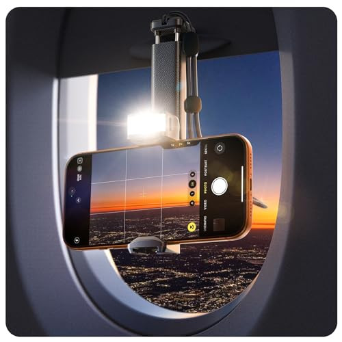 LISEN Best Airplane Gadgets Airplane Phone Holder with Light