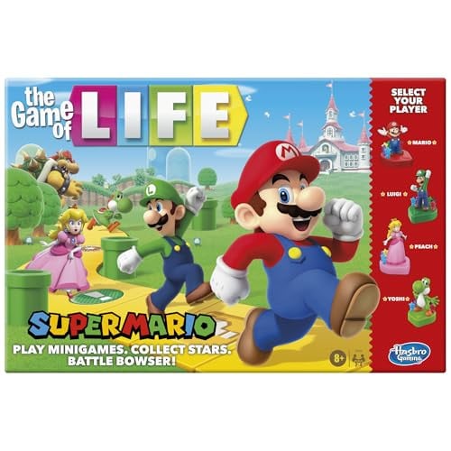Hasbro Gaming The Game of Life: Super Mario Edition Board Game