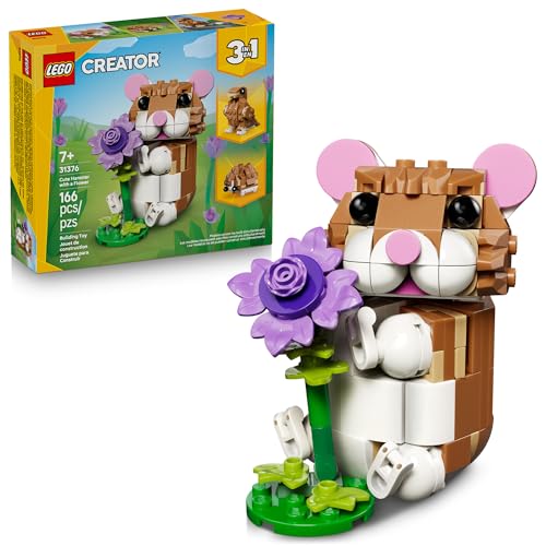 LEGO Creator 3 in 1 Cute Hamster with a Flower 166-Piece Deal