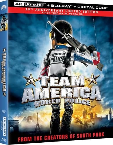 Team America: World Police 4K UHD + Blu-Ray + Digital Copy Deal
