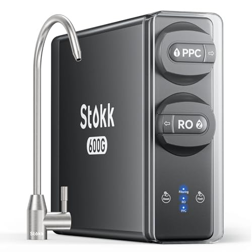 Stokk 8 Stage Tankless Reverse Osmosis Water Filter Under Sink RO System