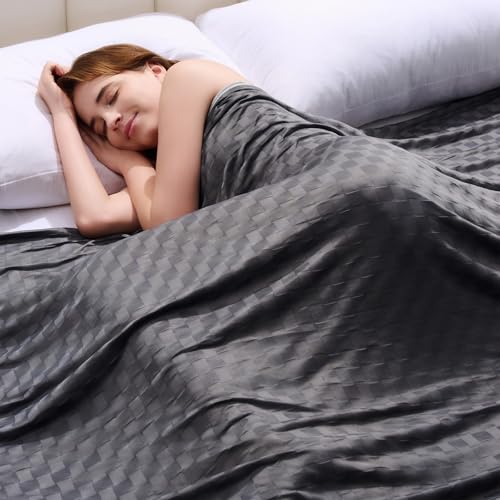 Topcee Queen Size Cooling Blanket (Oxford Grey) Deal