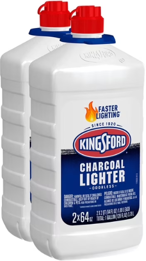 Kingsford Odorless Charcoal Lighter Fluid 64 fl. oz. 2-Pack