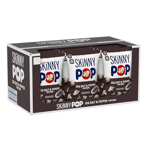 12-Pack 4.4-Oz SkinnyPop Popcorn (Sea Salt & Pepper)