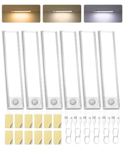 6-Pack Under Cabinet Lights Motion Sensor Light Indoor Counter Lights Deal