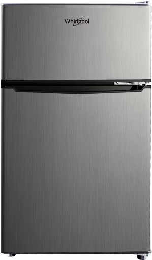 Whirlpool 3.1 Cu Ft Stainless Steel Mini Top Freezer Refrigerator Deal